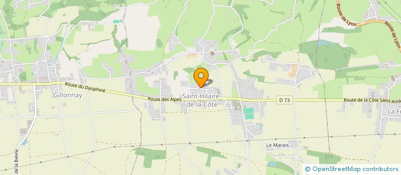 localisation de l'entreprise L'AVENIR ANTICORROSION  SAINT-HILAIRE-DE-LA-COTE