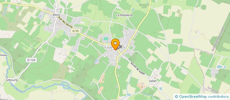 localisation de l'entreprise L'AVENIR CANTINE SCOLAIRE à BELLEVIGNE-EN-LAYON