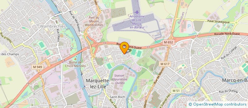 localisation de l'entreprise L'AVENIR CORMONTAIGNE  MARQUETTE-LEZ-LILLE