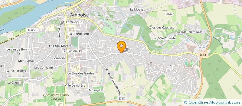localisation de l'entreprise L AVENIR D AMBOISE à AMBOISE
