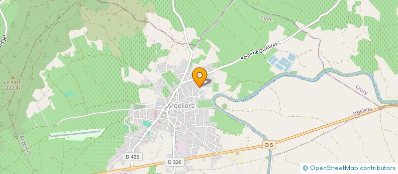 localisation de l'entreprise L AVENIR D ARGELIERS AVEC VOUS  ARGELIERS