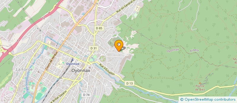 localisation de l'entreprise L'AVENIR D'OYONNAX à OYONNAX