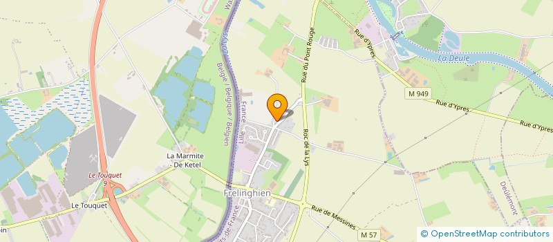 localisation de l'entreprise L'AVENIR DE FRELINGHIEN  FRELINGHIEN