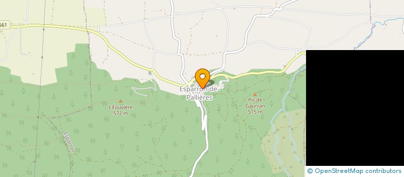 localisation de l'entreprise L'AVENIR DE PALLIERES à ESPARRON