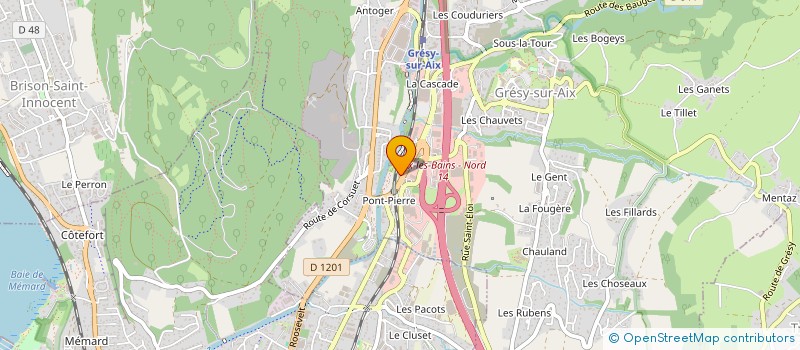 localisation de l'entreprise L'AVENIR DES ENFANTS  SAINT-CLAIR-DE-LA-TOUR