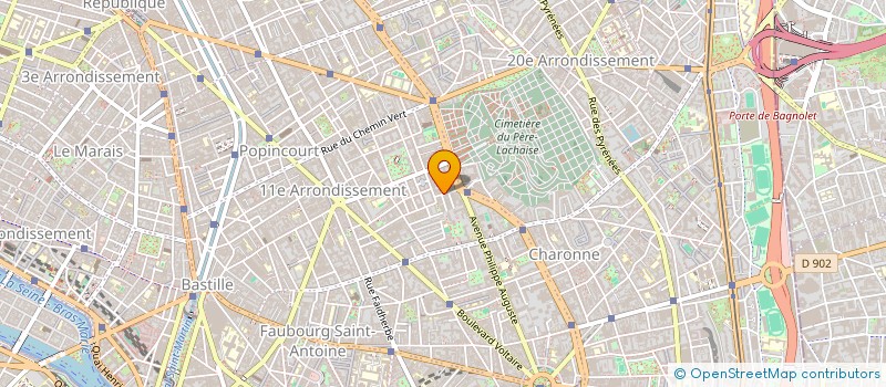 localisation de l'entreprise L'AVENIR DU BATIMENT  PARIS