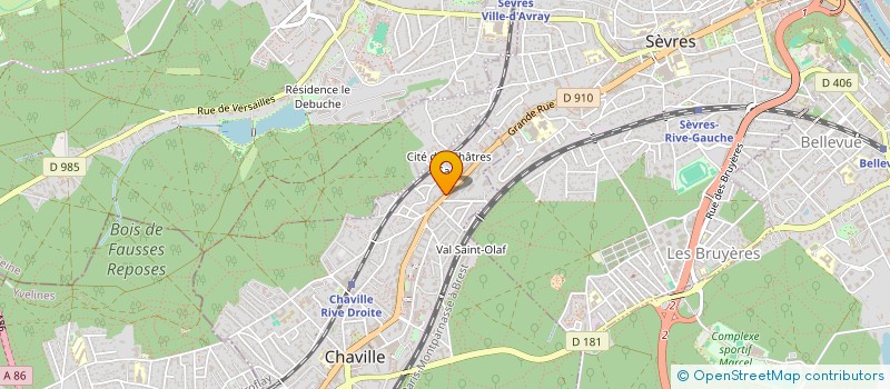 localisation de l'entreprise L'AVENIR DU BATIMENT  CHAVILLE