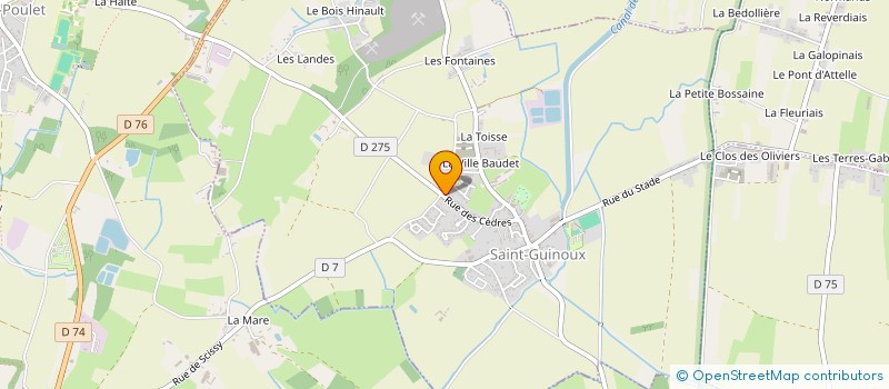 localisation de l'entreprise L'AVENIR DU DOMAINE  SAINT-GUINOUX