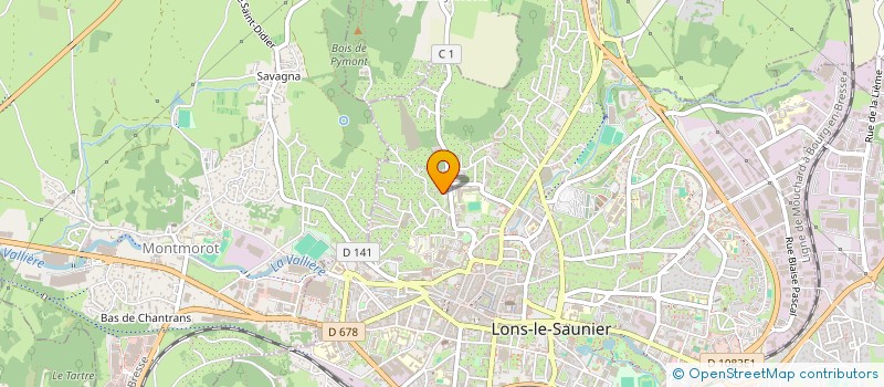 localisation de l'entreprise L'AVENIR EN MARCHE  LONS-LE-SAUNIER