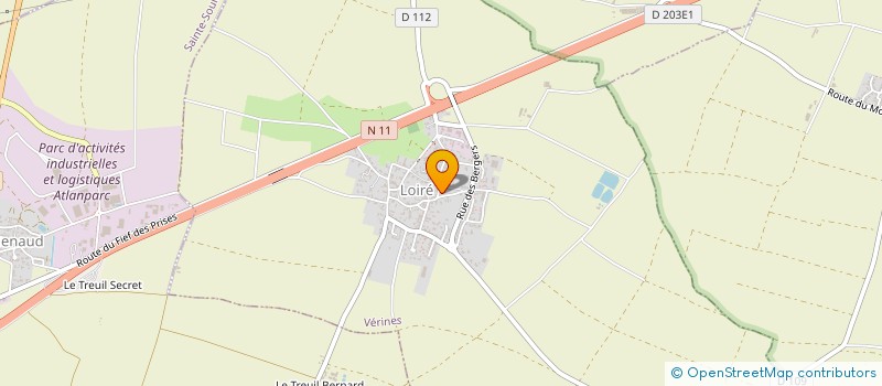 localisation de l'entreprise L'AVENIR ENCHANTEUR  VERINES