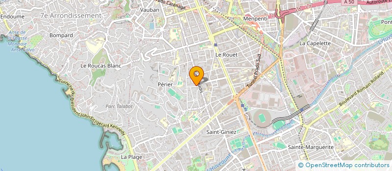 localisation de l'entreprise L'AVENIR EVENEMENTIEL  MARSEILLE