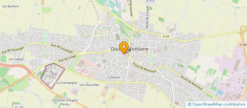 localisation de l'entreprise L'AVENIR FOYER LAIQUE DE JEUNES ET D'EDUCATION POPULAIRE  DOUE-EN-ANJOU