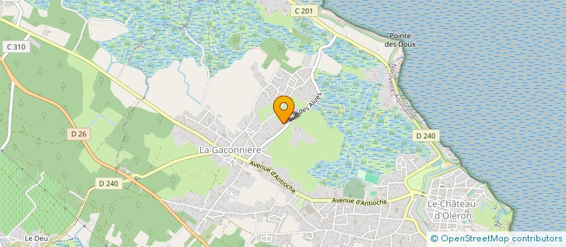 localisation de l'entreprise L AVENIR GIBOULAISE  LE CHATEAU D'OLERON