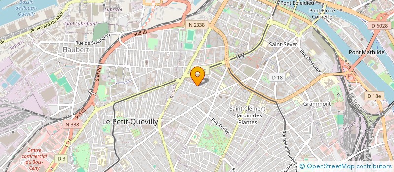 localisation de l'entreprise L'AVENIR PEINTURE  ROUEN