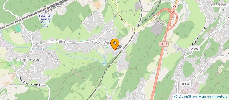 localisation de l'entreprise L'AVENIR RURAL à LES AUXONS