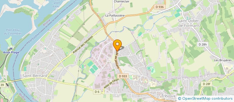 localisation de l'entreprise L-AVENIR WEB à TREVOUX