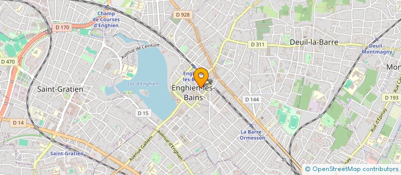 localisation de l'entreprise L'AVENTURA  ENGHIEN-LES-BAINS