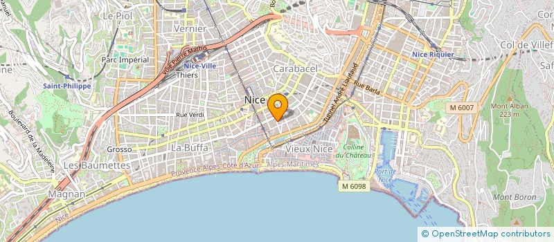 localisation de l'entreprise L'AVENTURE à NICE