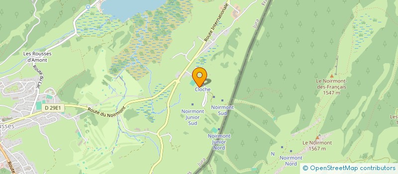 localisation de l'entreprise L'AVENTURE  LES ROUSSES