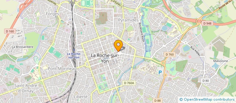 localisation de l'entreprise L'AVENTURE à LA ROCHE-SUR-YON