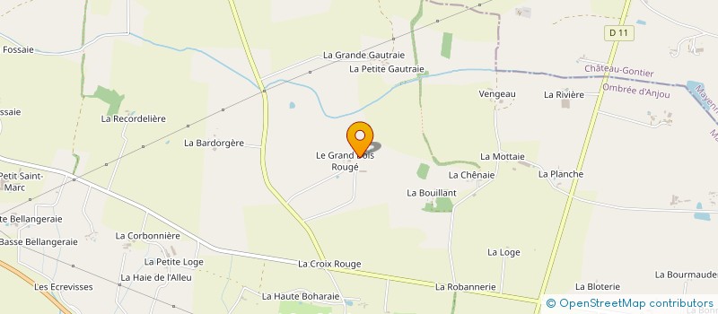 localisation de l'entreprise L'AVENTURE à OMBREE D'ANJOU