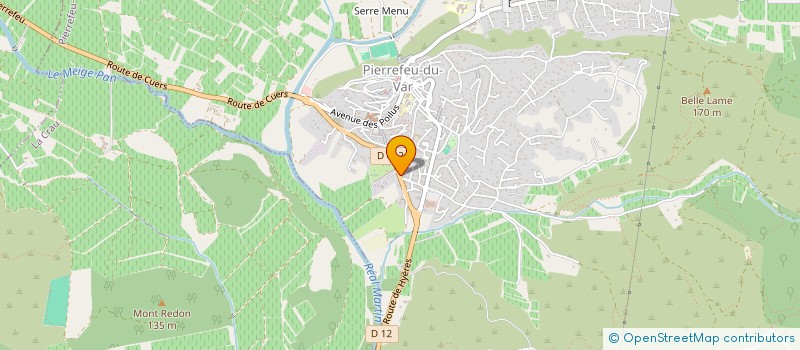 localisation de l'entreprise L'AVENTURE  PIERREFEU-DU-VAR