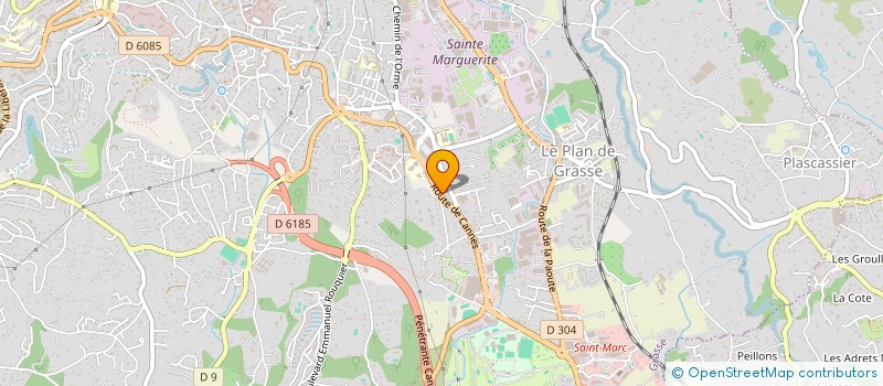 localisation de l'entreprise L'AVENTURE à GRASSE