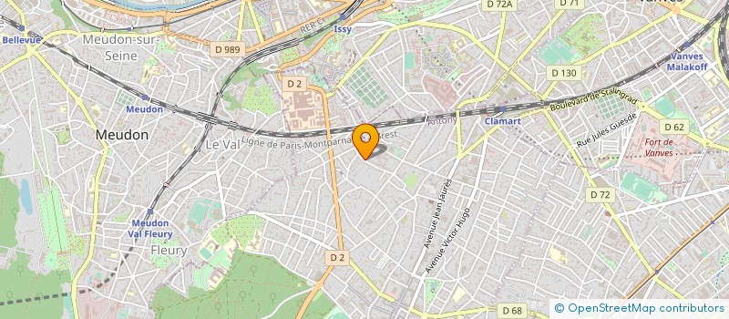 localisation de l'entreprise L'AVENTURE AQUATIQUE à CLAMART