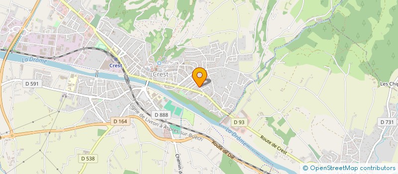 localisation de l'entreprise L'AVENTURE DES INFIRMIERS HUMANITAIRE à CREST
