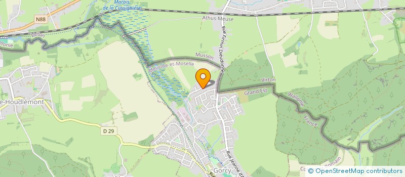 localisation de l'entreprise L'AVENTURE EN SOIE  GORCY