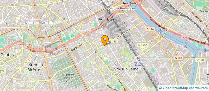 localisation de l'entreprise L'AVENTURE PEDAGOGIQUE à IVRY-SUR-SEINE