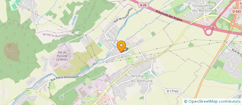 localisation de l'entreprise L AVENTURE YOUNGTIMER  GOSNAY