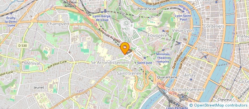 localisation de l'entreprise L'AVENTURIER  LYON