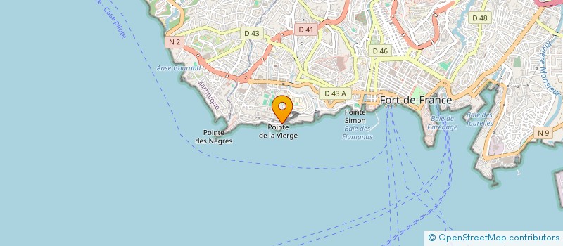 localisation de l'entreprise L'AVENTURIER SARL à FORT-DE-FRANCE