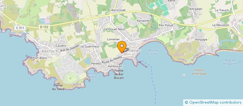 localisation de l'entreprise L'AVENUE 21 à PLOEMEUR