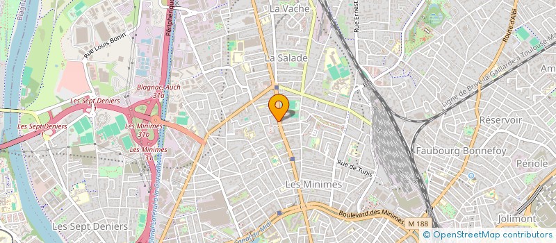 localisation de l'entreprise L'AVENUE à TOULOUSE