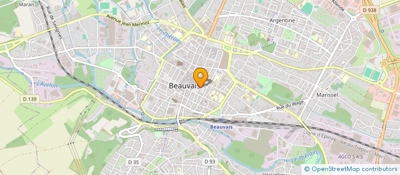 localisation de l'entreprise L'AVENUE  BEAUVAIS