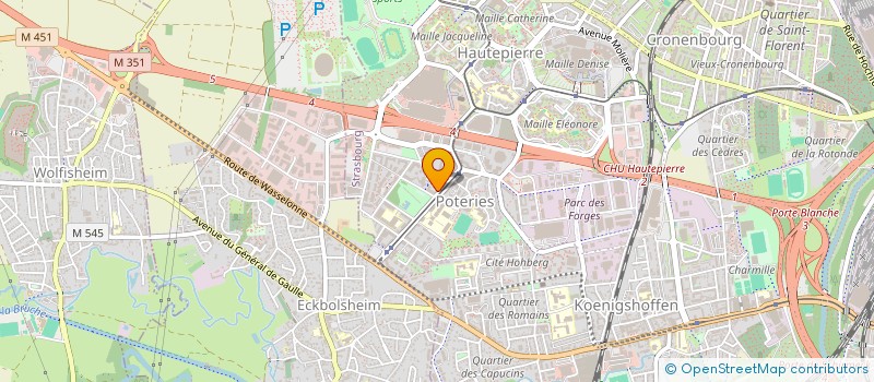 localisation de l'entreprise L'AVENUE à STRASBOURG