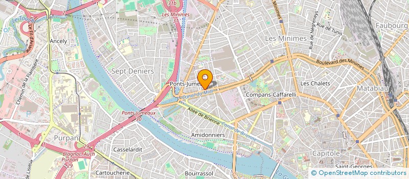 localisation de l'entreprise L'AVENUE  TOULOUSE