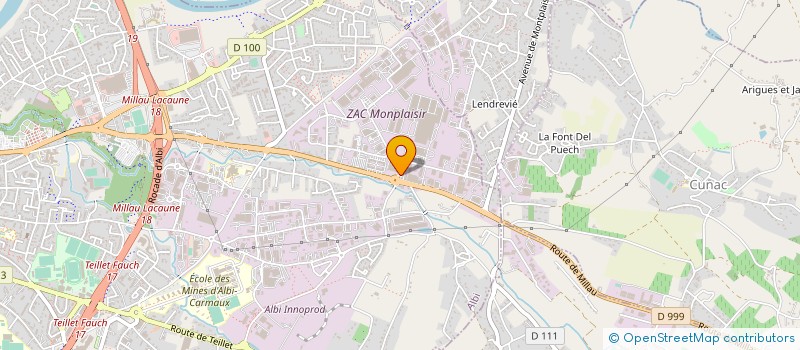 localisation de l'entreprise L'AVENUE AGENCE IMMOBILIERE DU GRAND ALBIGEOIS à ALBI