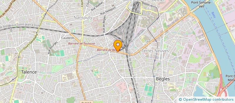 localisation de l'entreprise L'AVENUE DES BONS ENFANTS  BORDEAUX