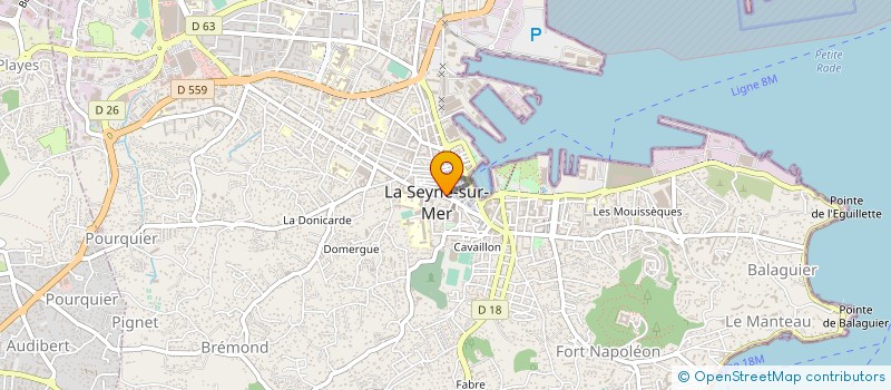 localisation de l'entreprise L AVENUE DES SAVEURS à LA SEYNE-SUR-MER