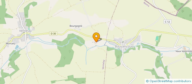 localisation de l'entreprise L'AVENUE EFFERVESCENTE  VENTELAY