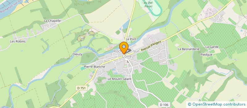 localisation de l'entreprise L'AVERNETTE  ROCHEFORT-SUR-LOIRE
