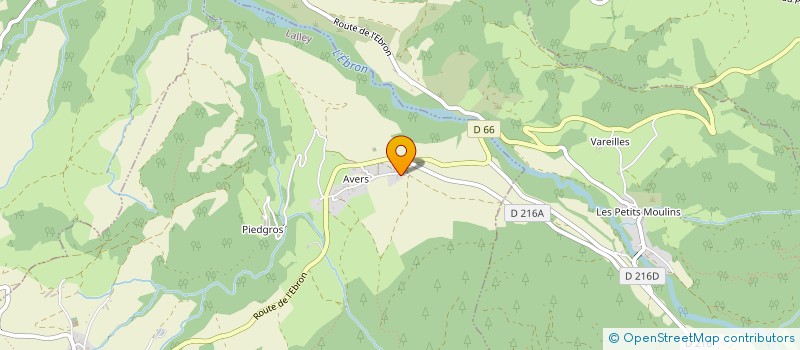 localisation de l'entreprise L'AVERS DU DECOR  LALLEY