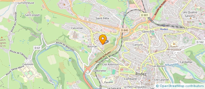 localisation de l'entreprise L'AVEYRON CHASSE AU FEMININ  RODEZ