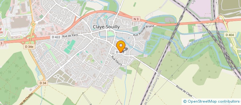 localisation de l'entreprise L'AVEYRONNAISE  CLAYE-SOUILLY