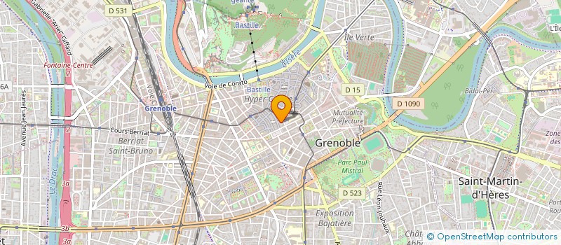 localisation de l'entreprise L'AVIATEUR à GRENOBLE