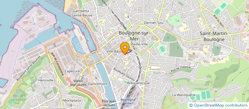 localisation de l'entreprise L'AVIATEUR  BOULOGNE-SUR-MER