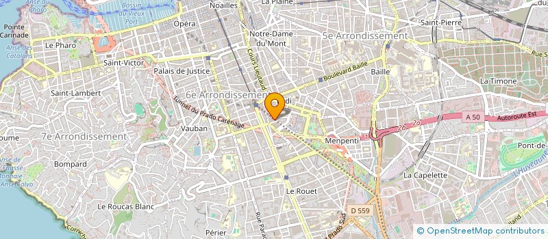 localisation de l'entreprise L'AVIDITA à MARSEILLE